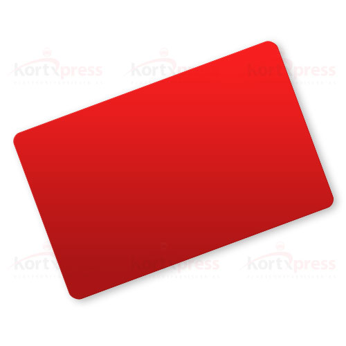 Røde plastkort