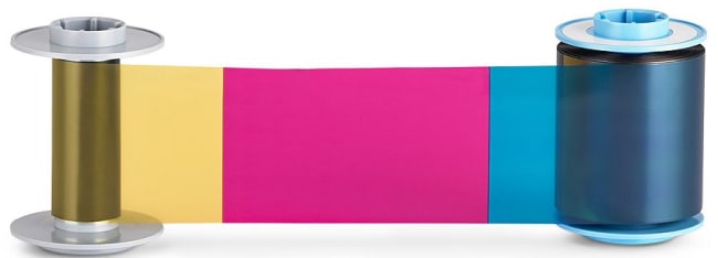 Fargebånd - Fargo DTC4500e YMCFKO, UV Panel. 500 print